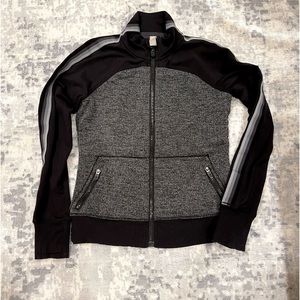 Athleta Girl Herringbone Jacket Size S/7 | Full Zip Pockets and Thumbholes